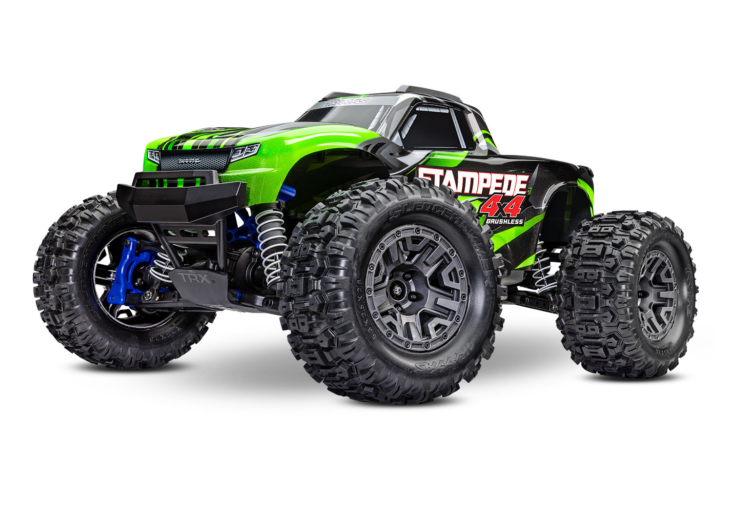 67154 4 Stampede4x4 3Qtr Front GRN